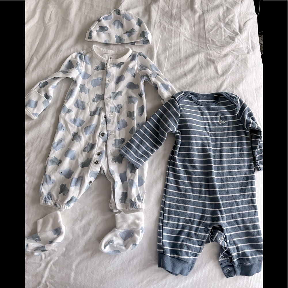 Two cute onesies! 0-3 months